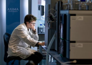 Student in a Laboratory